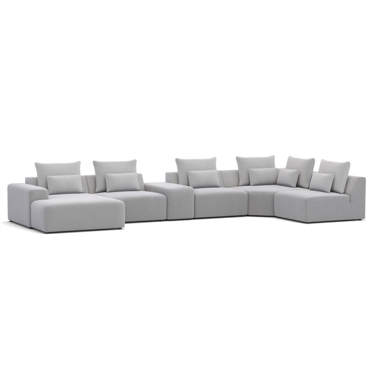 Koppla – 5-sits modulsoffa (SV + RD + PANEL + RD + HXL + RHÖ)