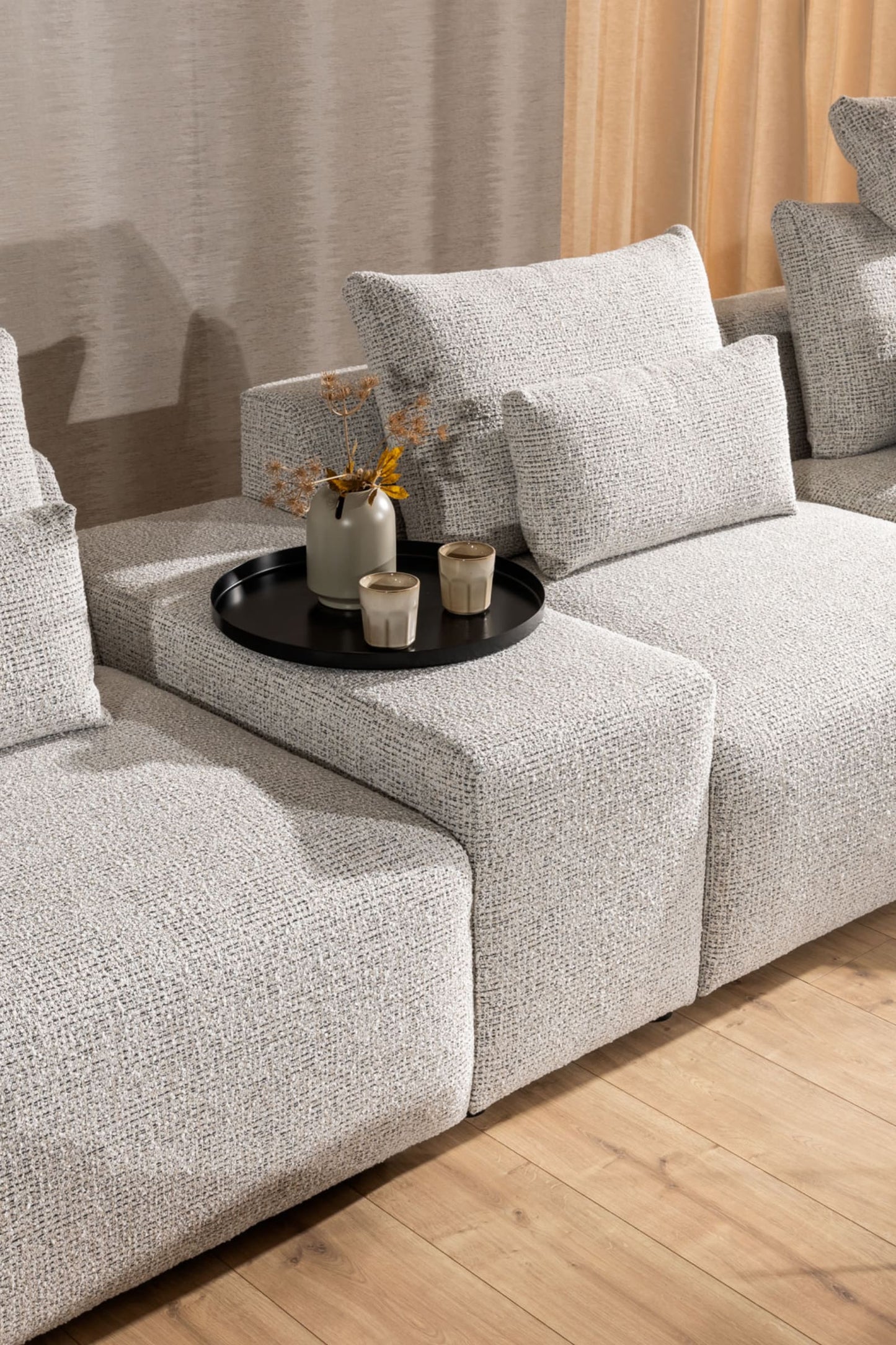 Koppla – 5-sits modulsoffa (SV + RD + PANEL + RD + HXL + RHÖ)