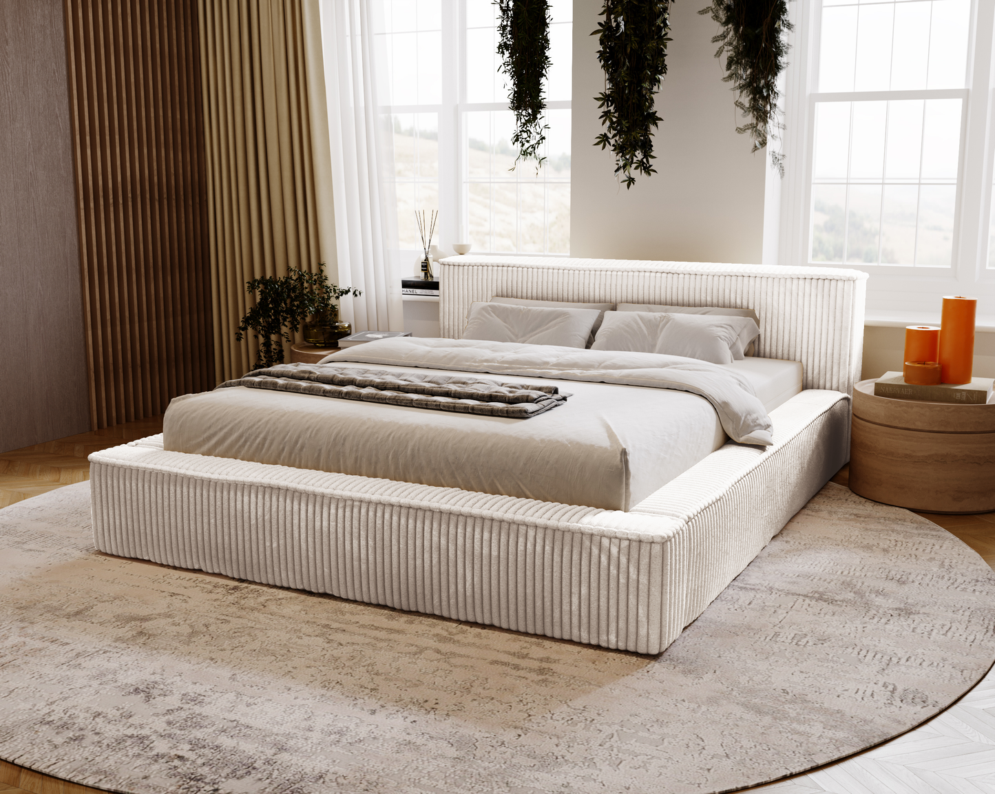 Blunda - Sängram med förvaring