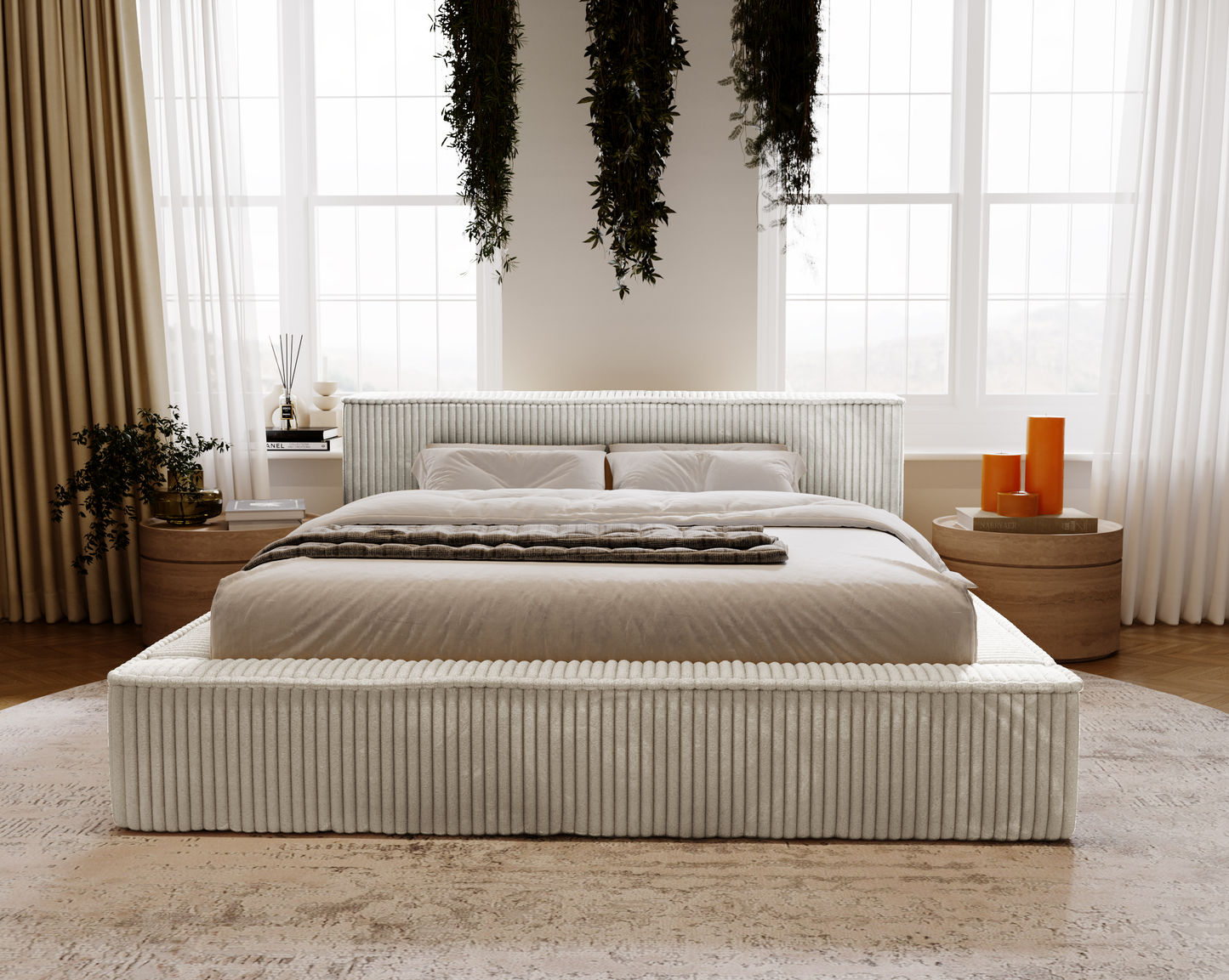 Blunda - Sängram med förvaring