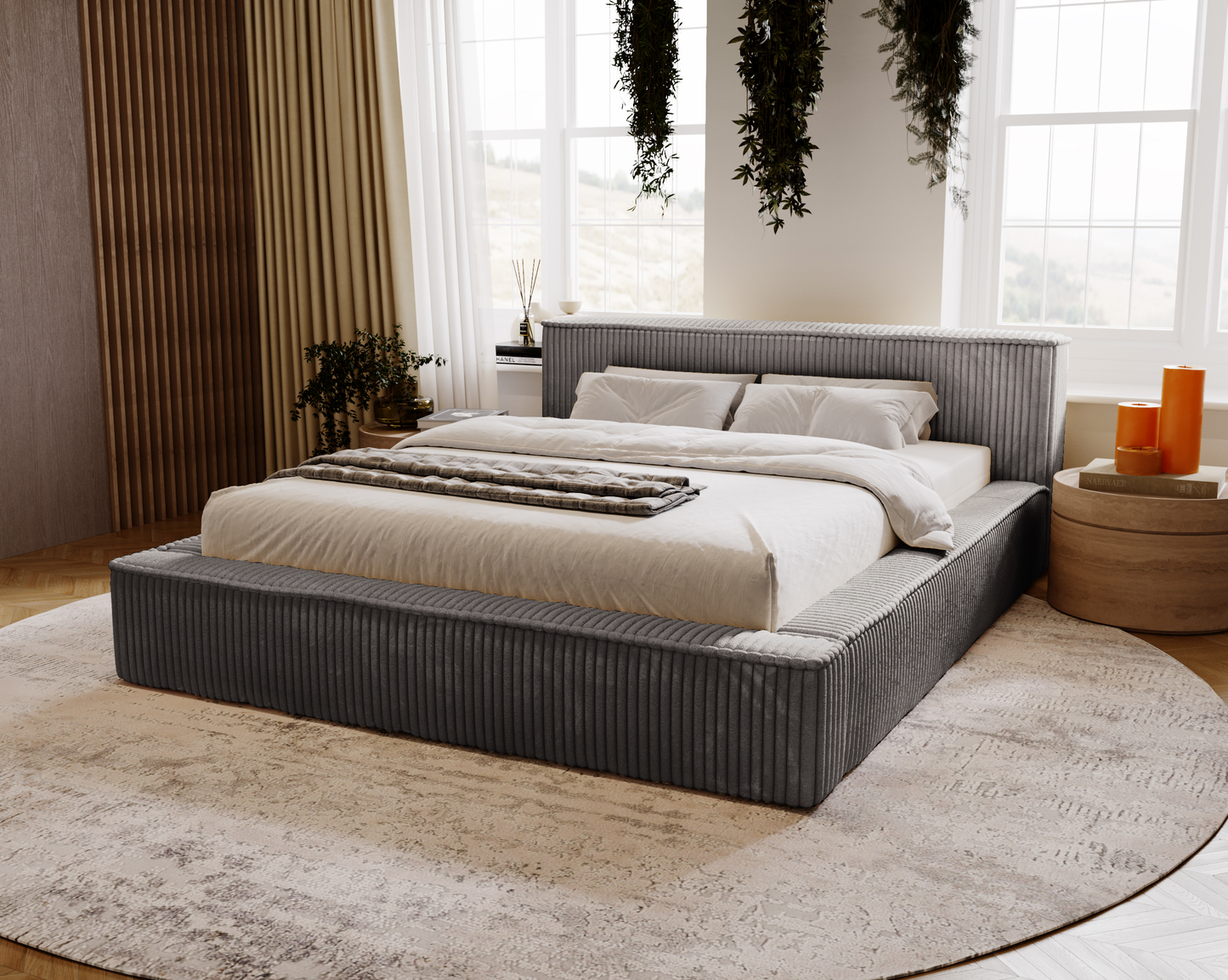 Blunda - Sängram med förvaring