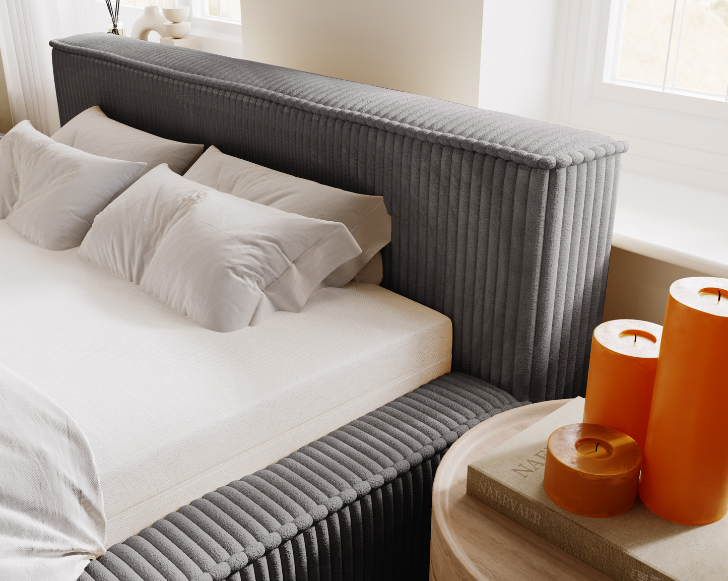 Blunda - Sängram med förvaring