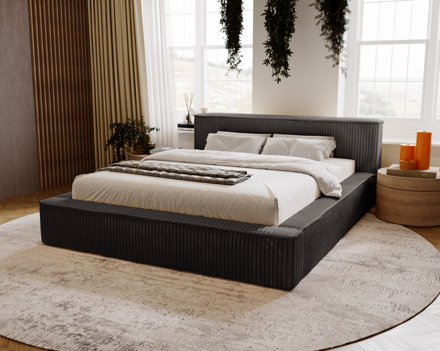 Blunda - Sängram med förvaring