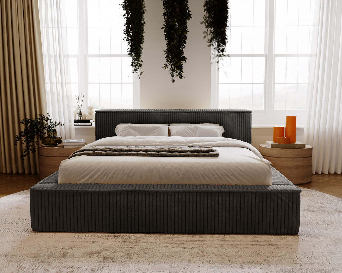 Blunda - Sängram med förvaring