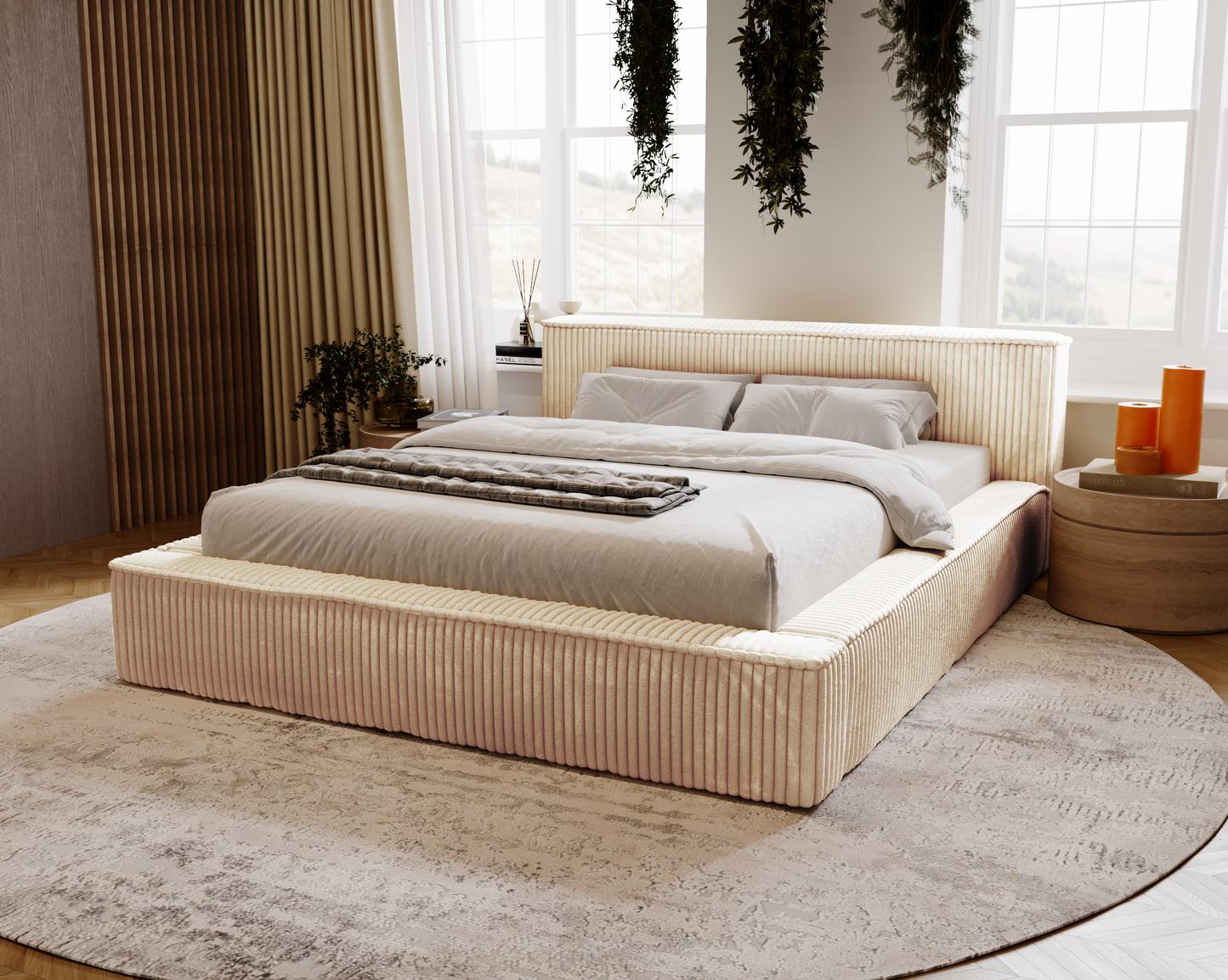 Blunda - Sängram med förvaring