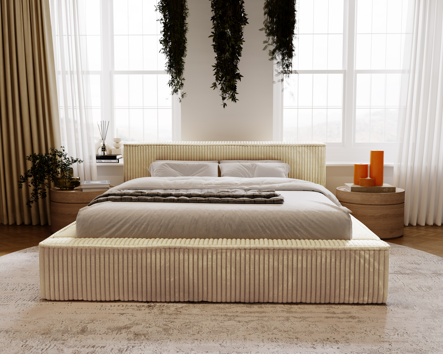 Blunda - Sängram med förvaring