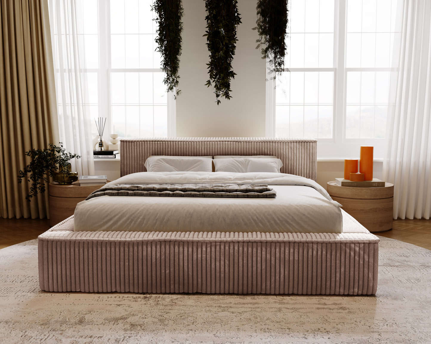 Blunda - Sängram med förvaring