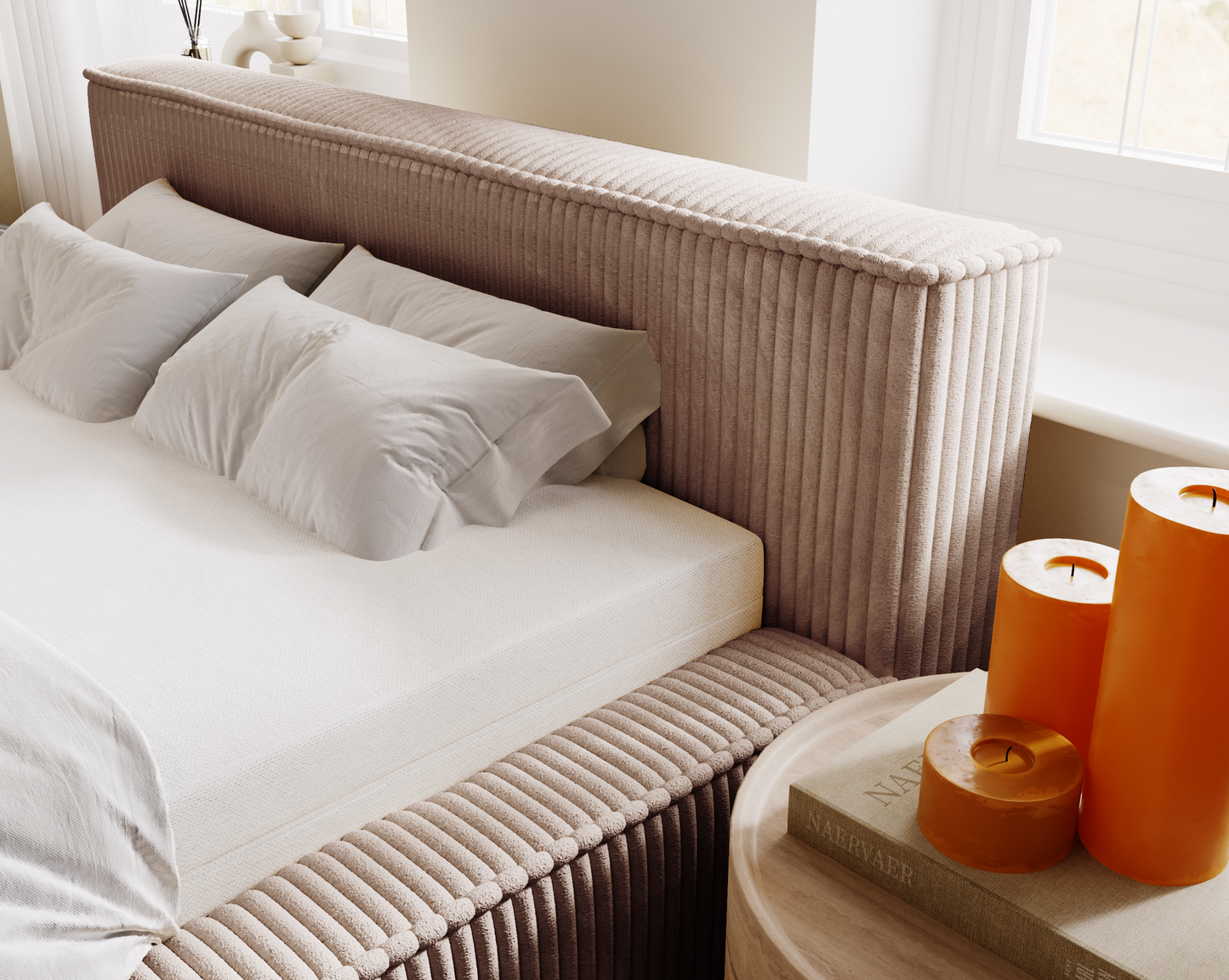 Blunda - Sängram med förvaring