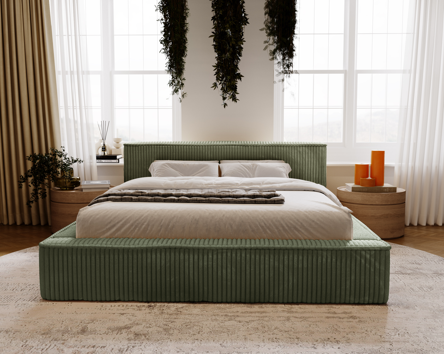 Blunda - Sängram med förvaring