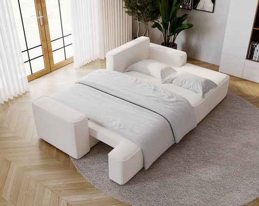 Briset - Bäddsoffa med förvaring - Hörnsoffa