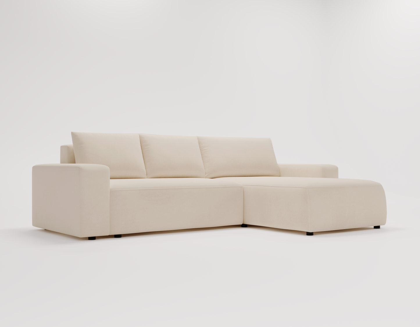 Famnen - Bäddsoffa med förvaring - Hörnsoffa