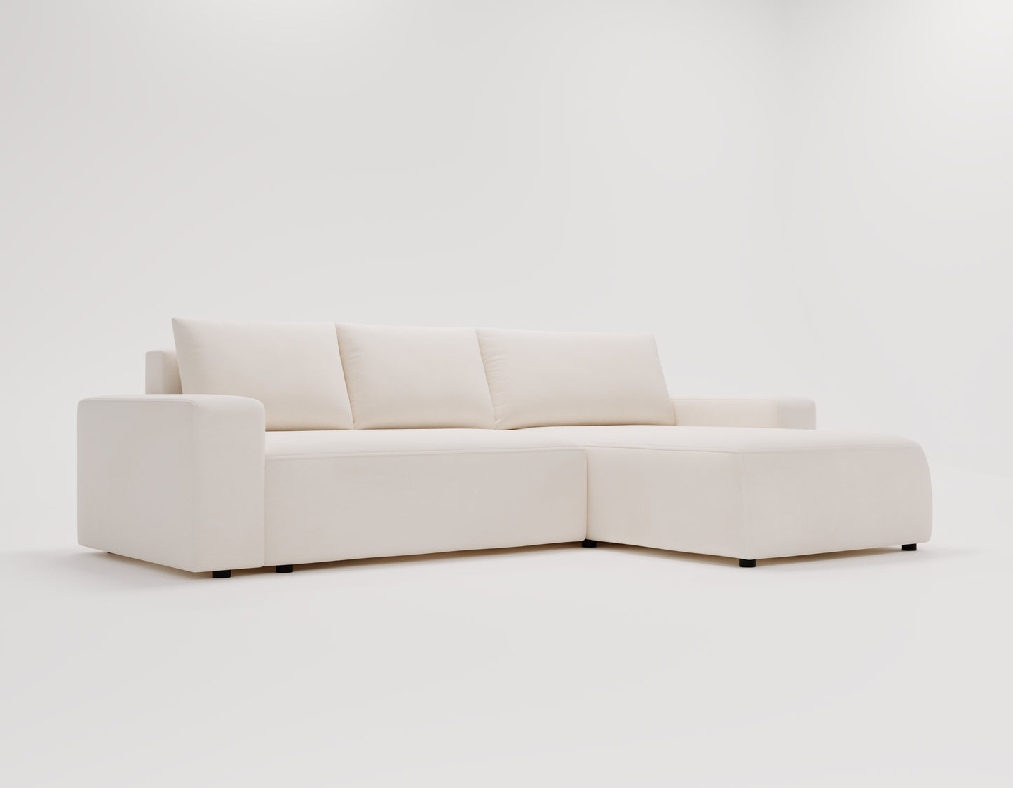 Famnen - Bäddsoffa med förvaring - Hörnsoffa