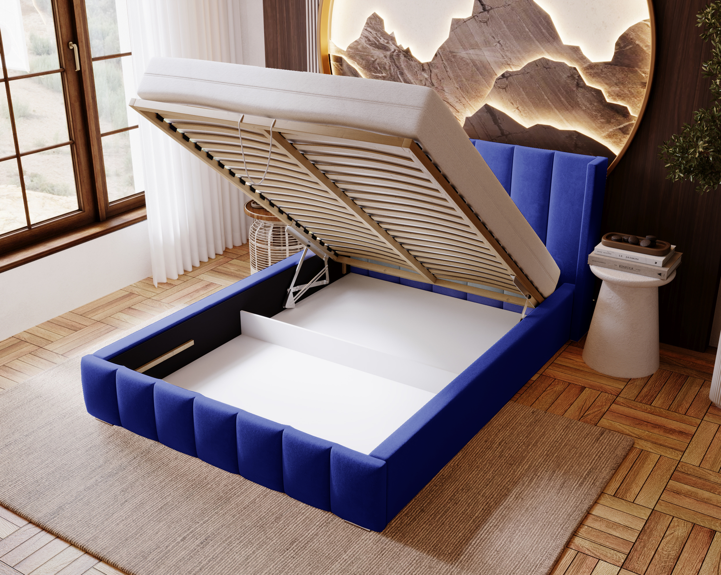 Himlenatt - Sängram med förvaring