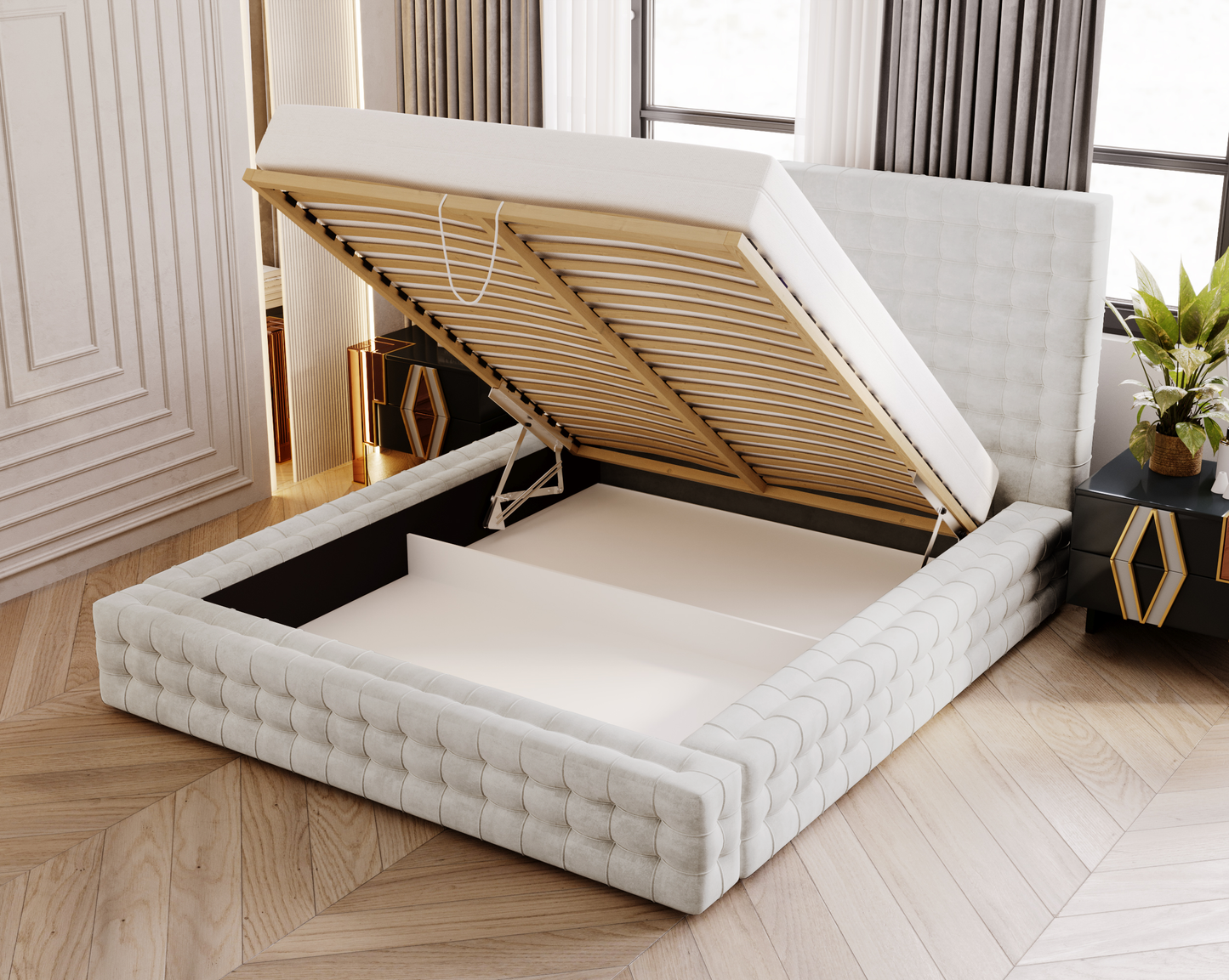 Kvällen - Sängram med förvaring