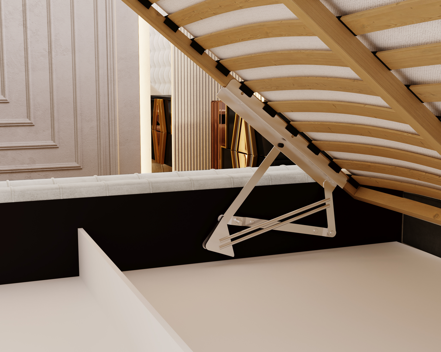 Kvällen - Sängram med förvaring