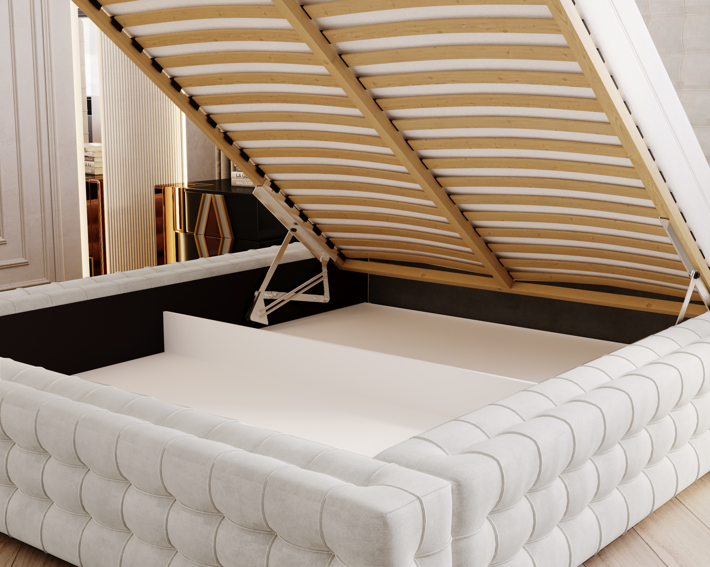 Kvällen - Sängram med förvaring