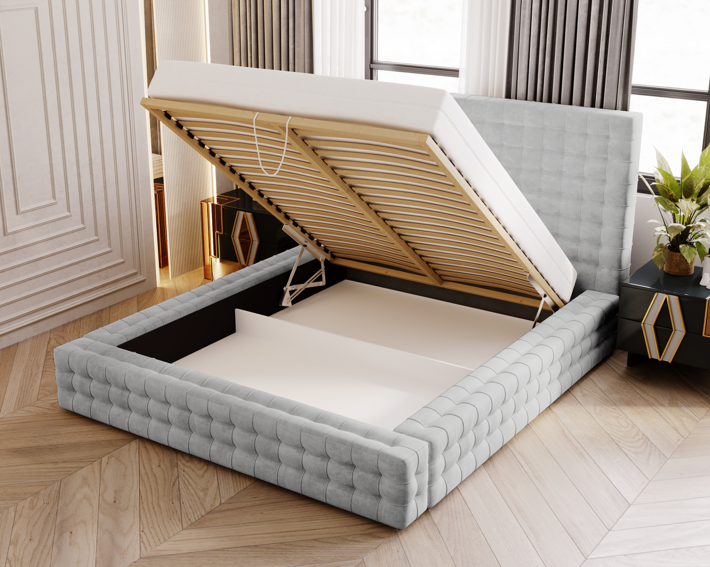 Kvällen - Sängram med förvaring