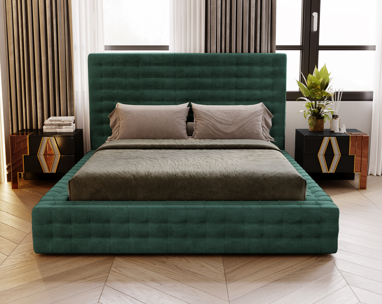 Kvällen - Sängram med förvaring