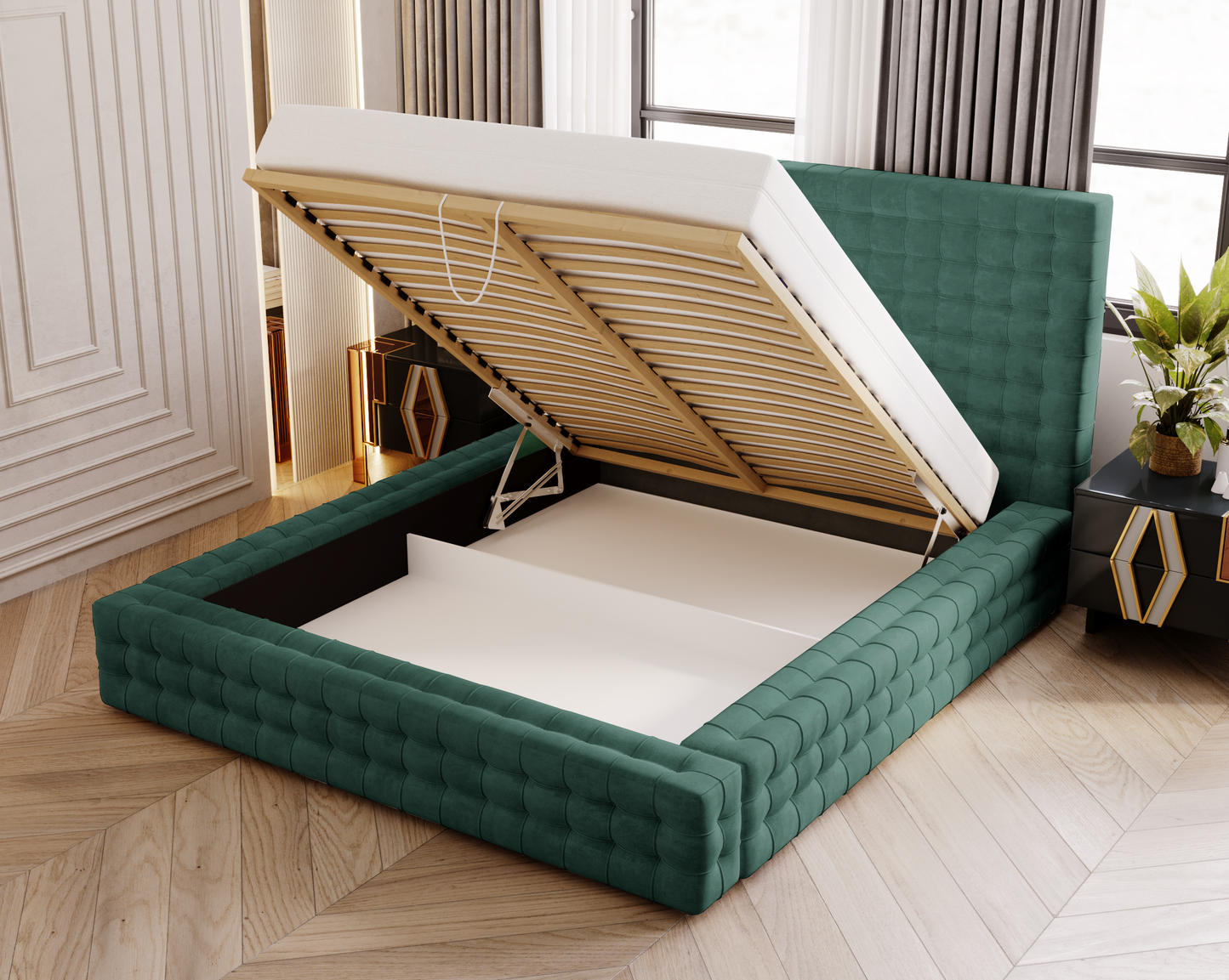 Kvällen - Sängram med förvaring