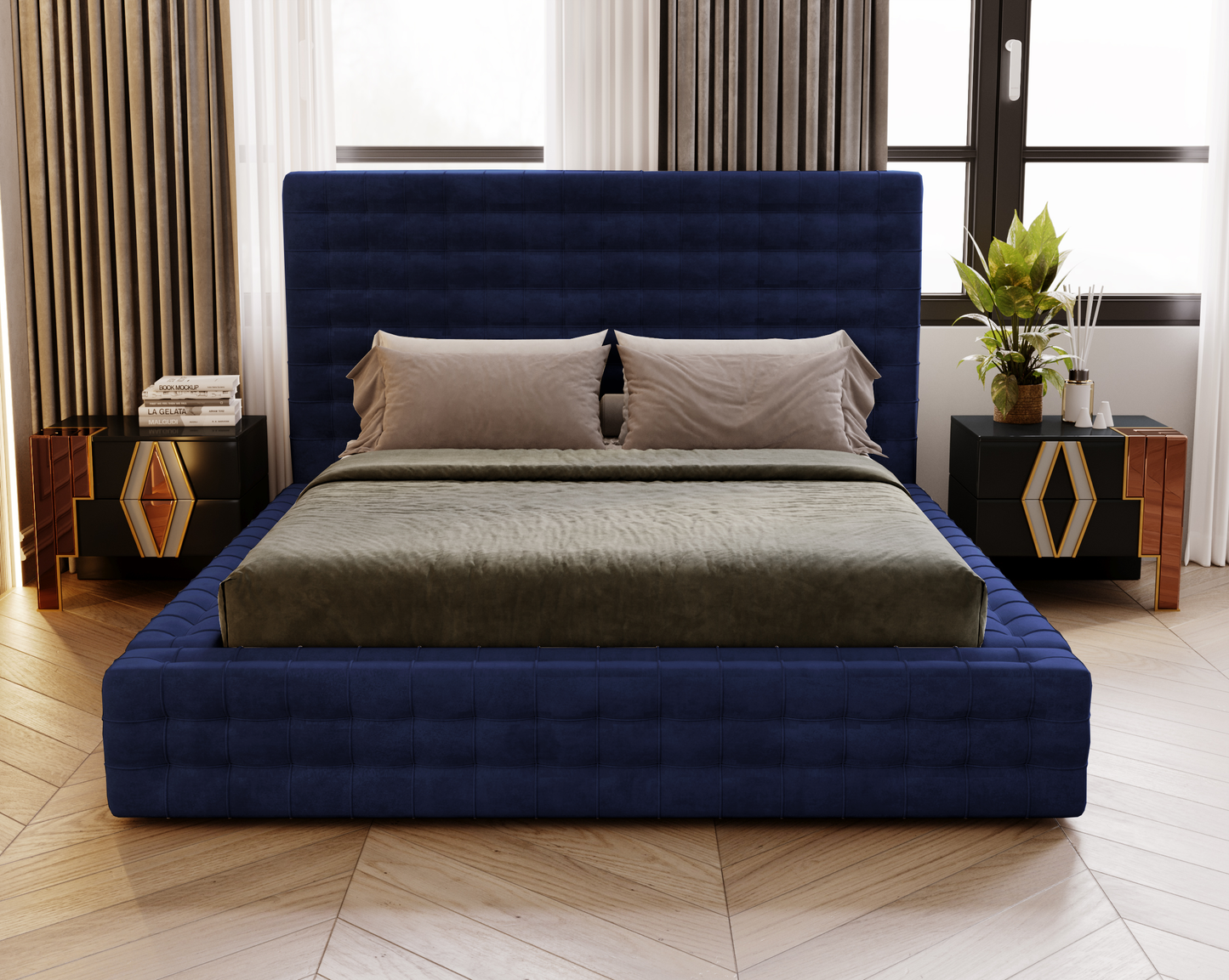 Kvällen - Sängram med förvaring