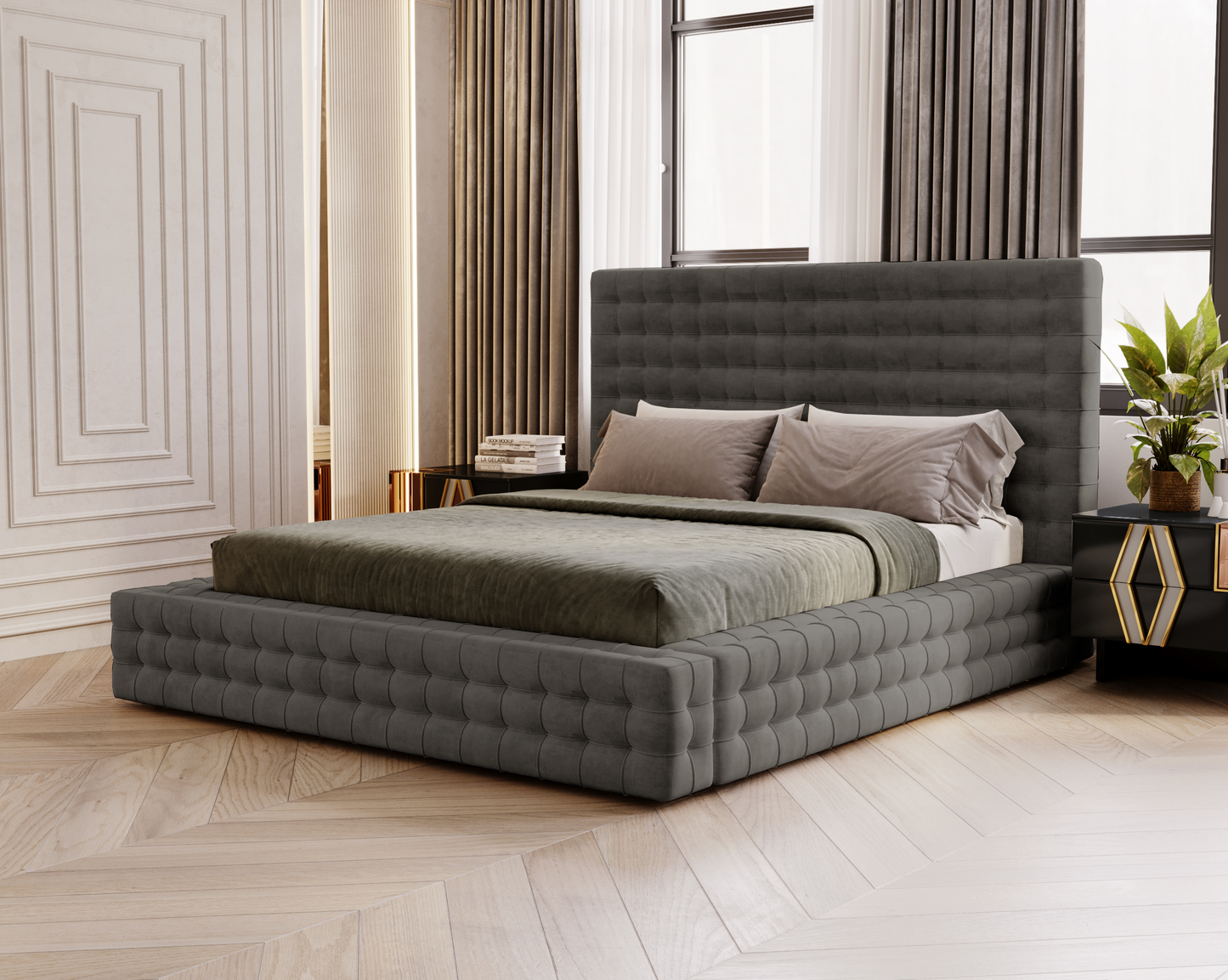 Kvällen - Sängram med förvaring