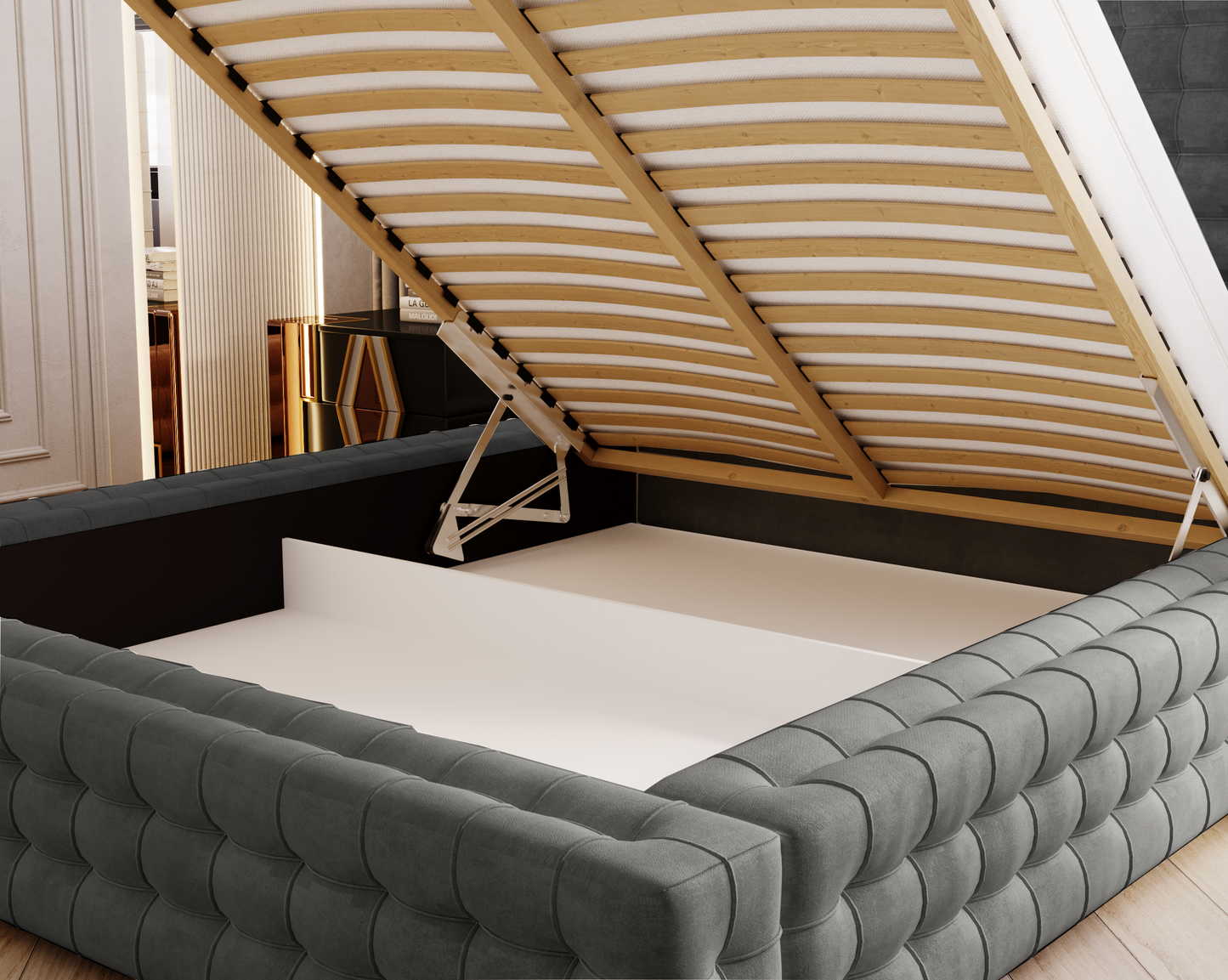 Kvällen - Sängram med förvaring