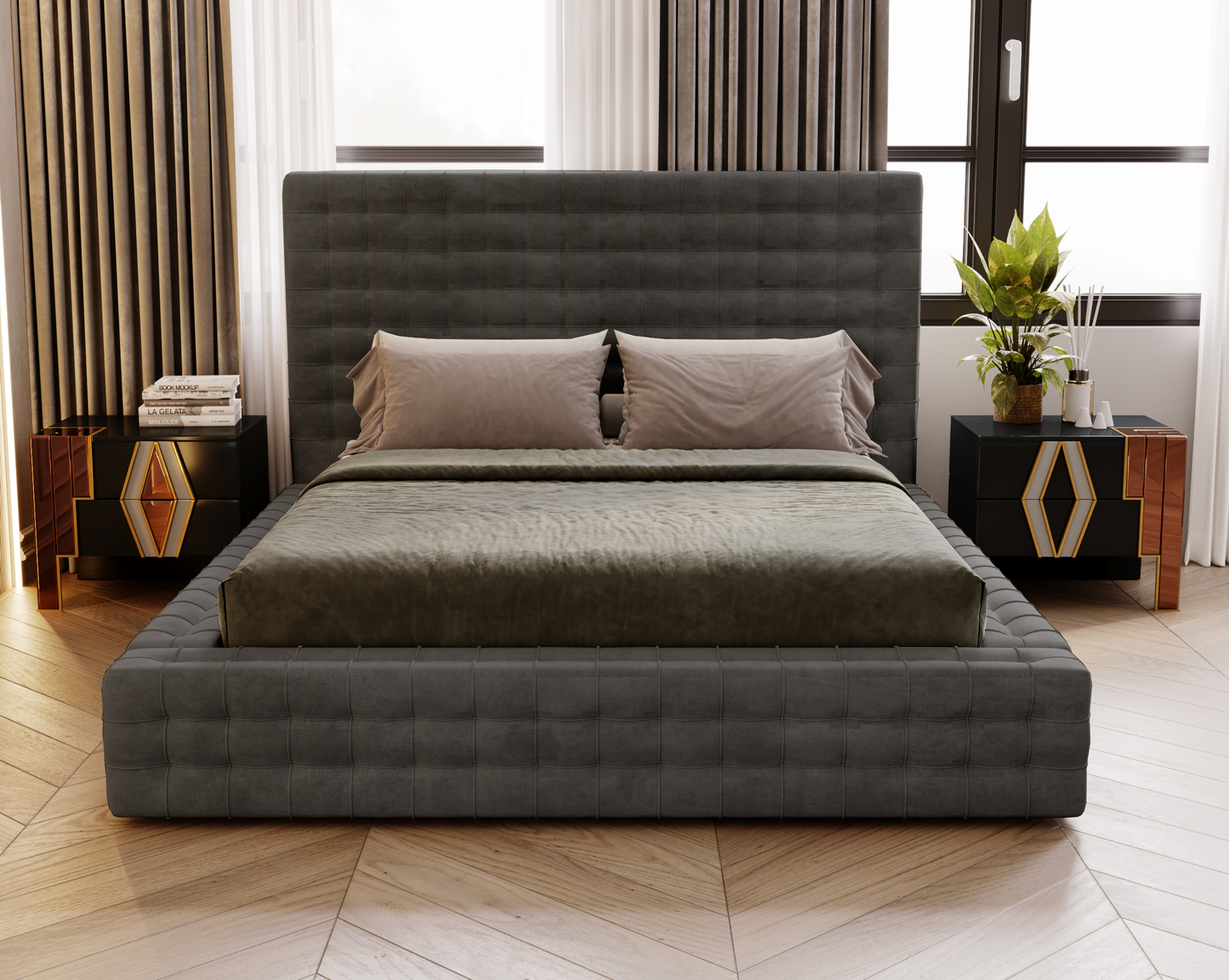 Kvällen - Sängram med förvaring