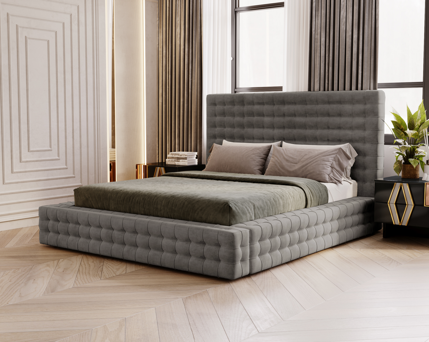 Kvällen - Sängram med förvaring