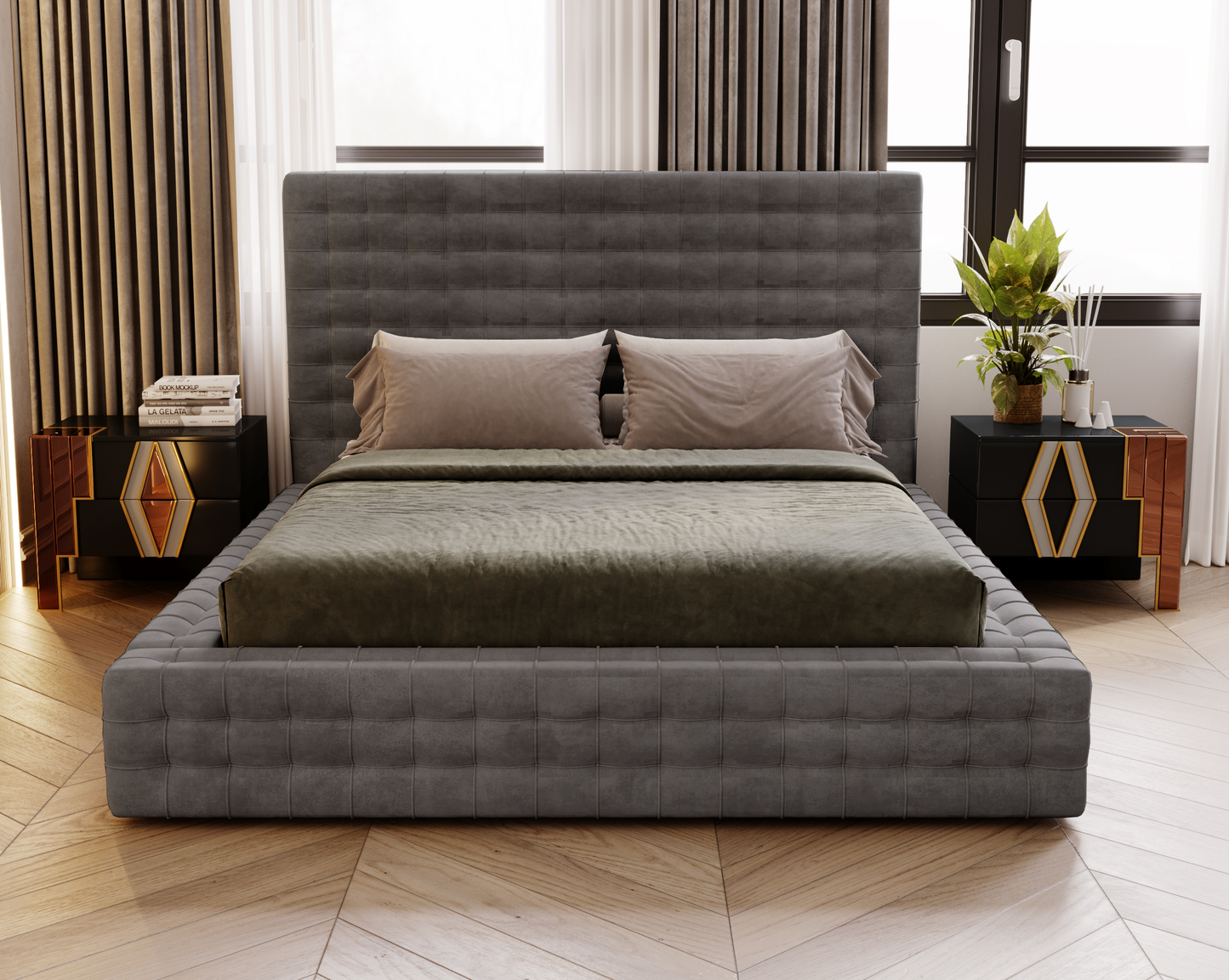 Kvällen - Sängram med förvaring