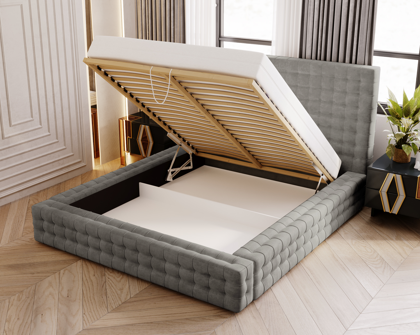 Kvällen - Sängram med förvaring