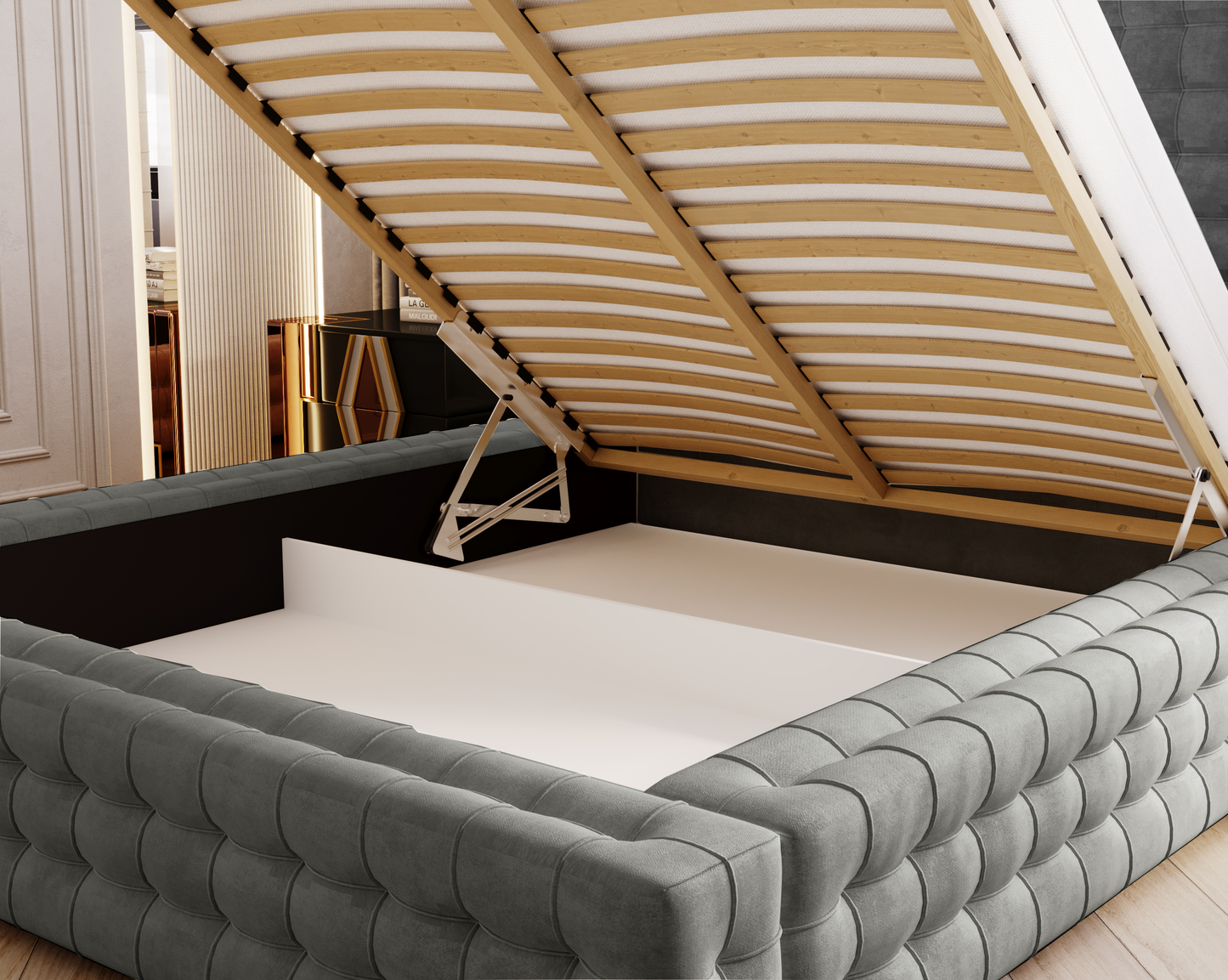 Kvällen - Sängram med förvaring