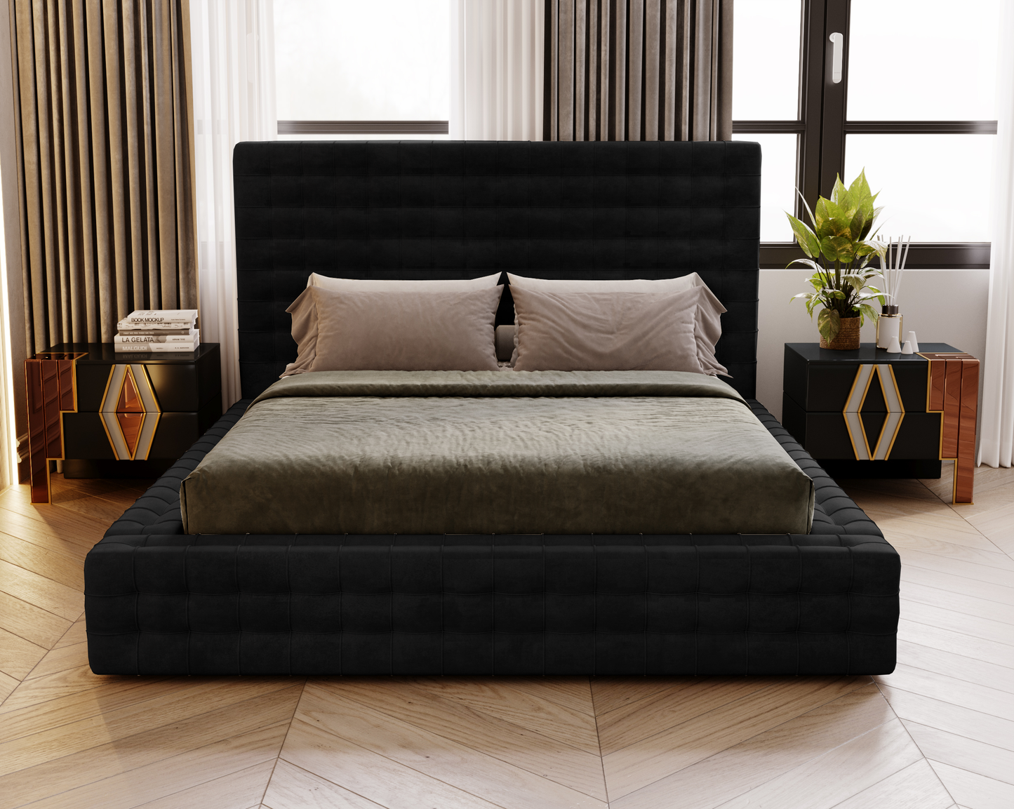 Kvällen - Sängram med förvaring