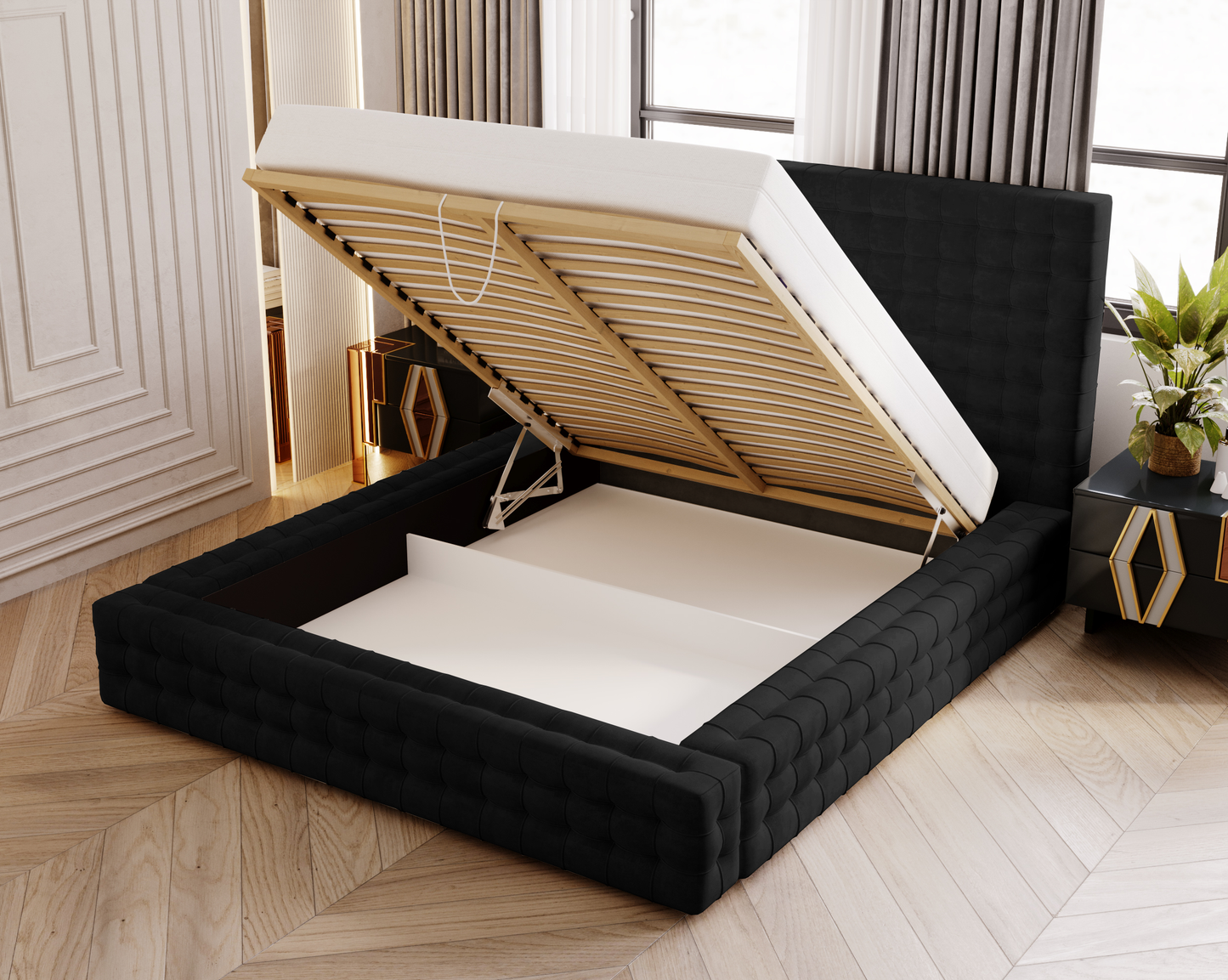 Kvällen - Sängram med förvaring