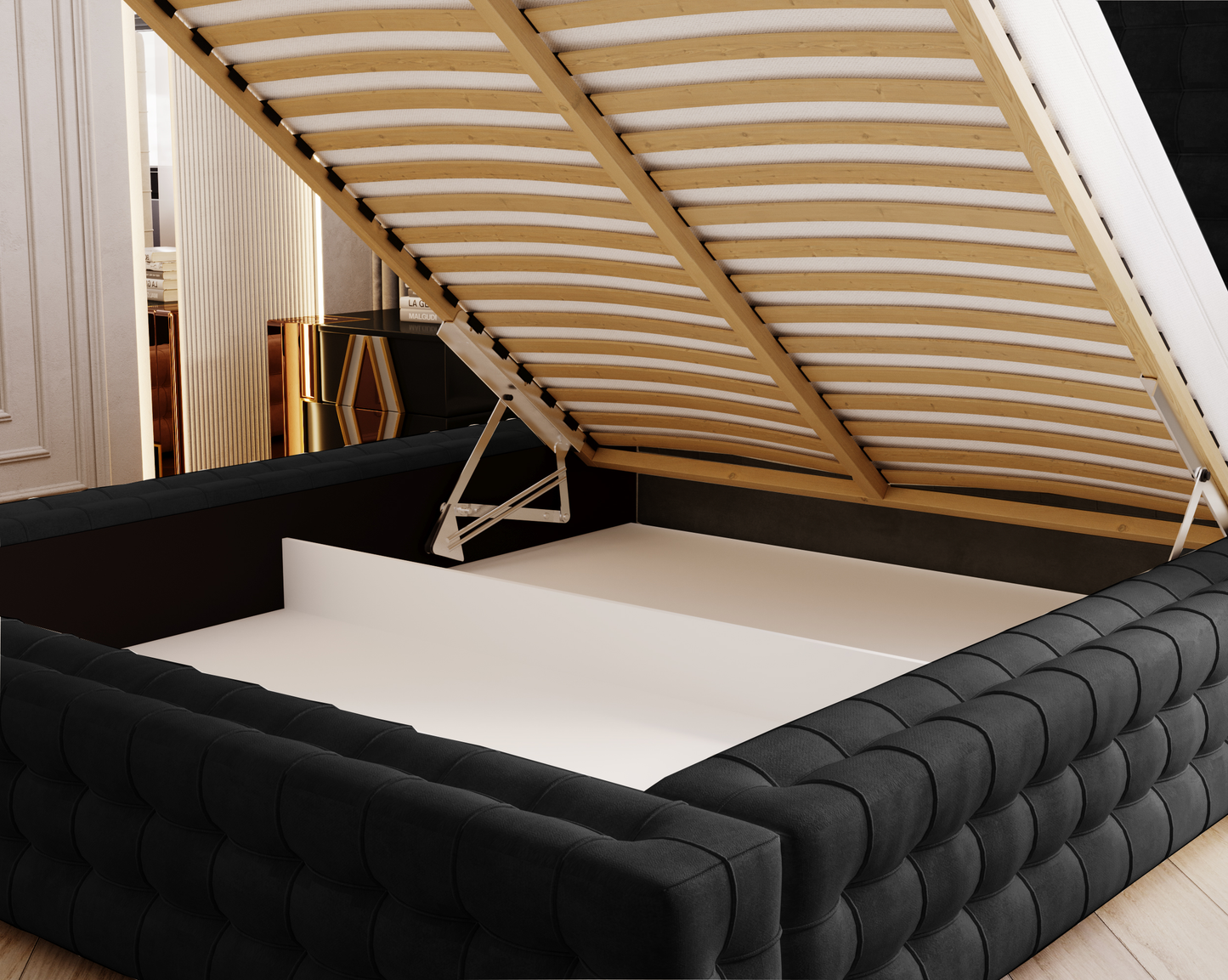 Kvällen - Sängram med förvaring