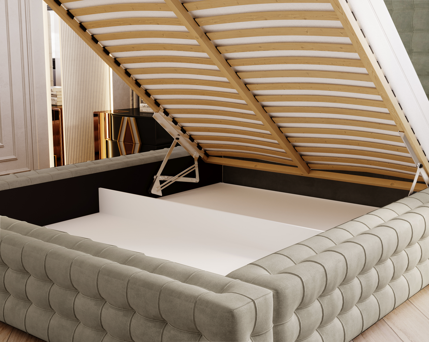 Kvällen - Sängram med förvaring