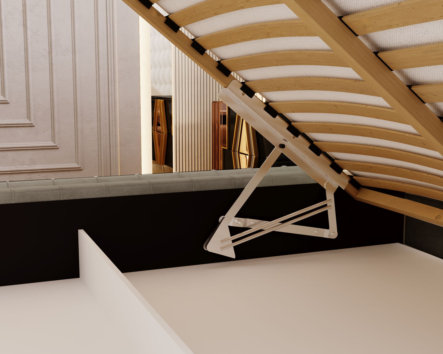 Kvällen - Sängram med förvaring