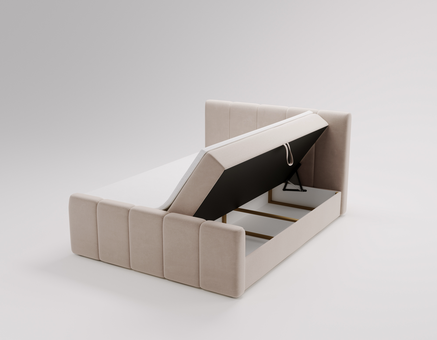 Lugnet - Kontinentalsäng med förvaring