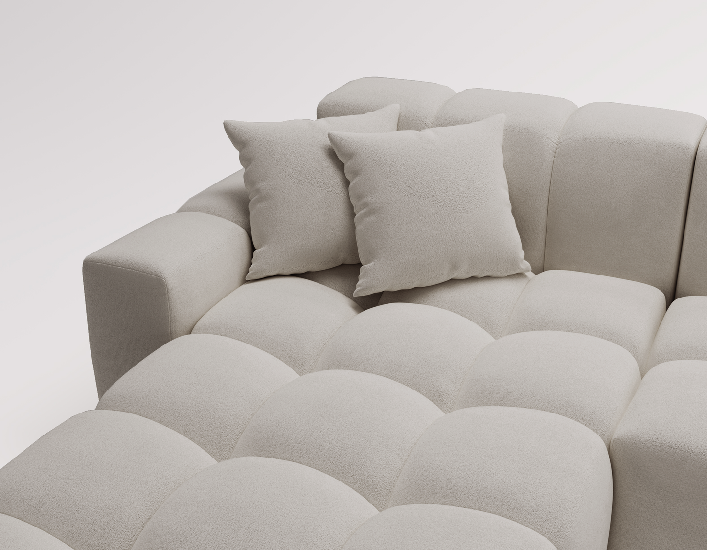 Molnet - Hörnsoffa - Kuddar ingår