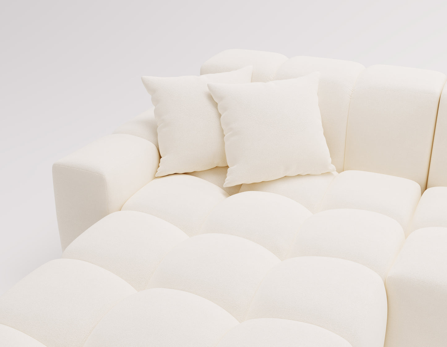 Molnet - Hörnsoffa - Kuddar ingår