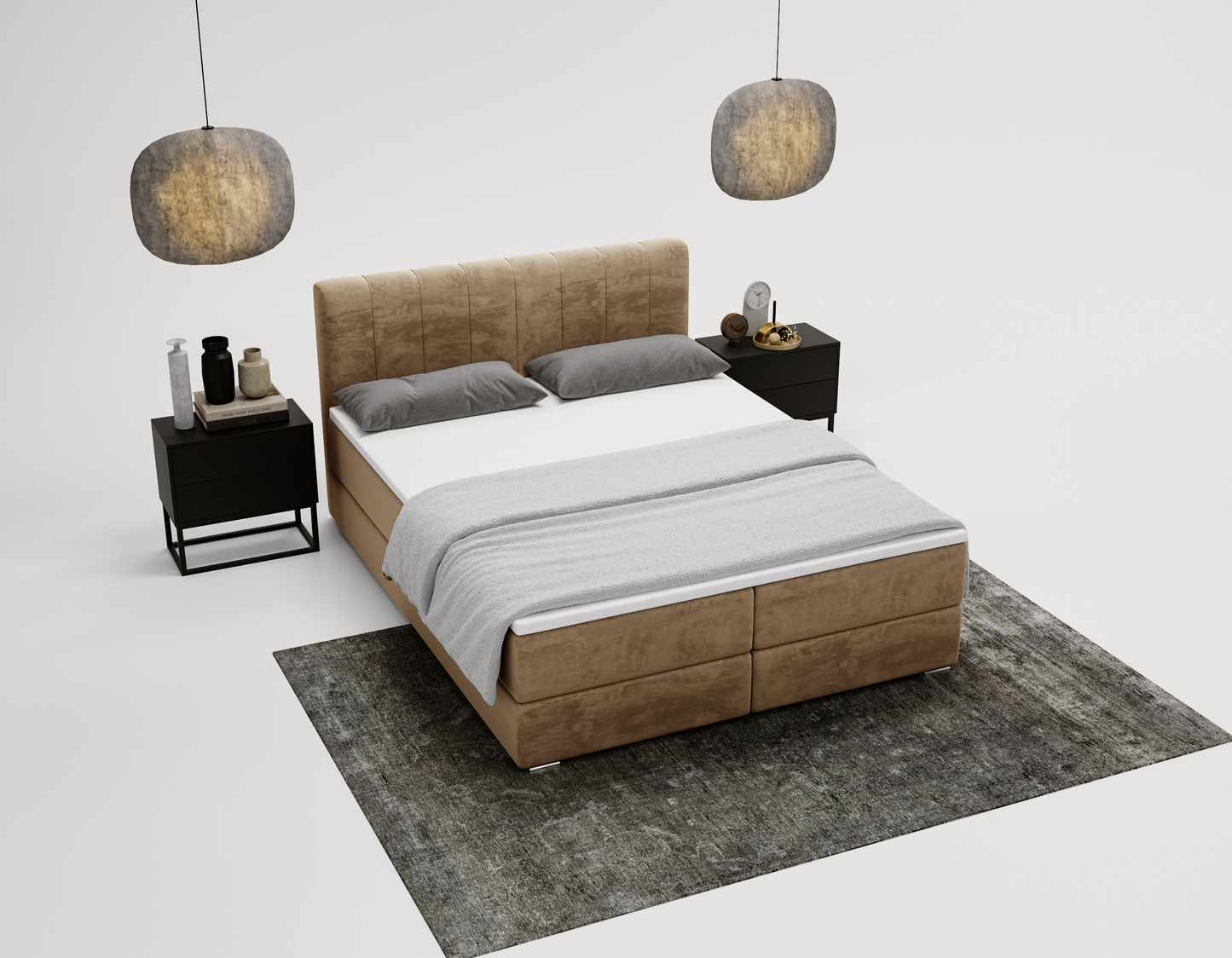 Natten - Kontinentalsäng med förvaring