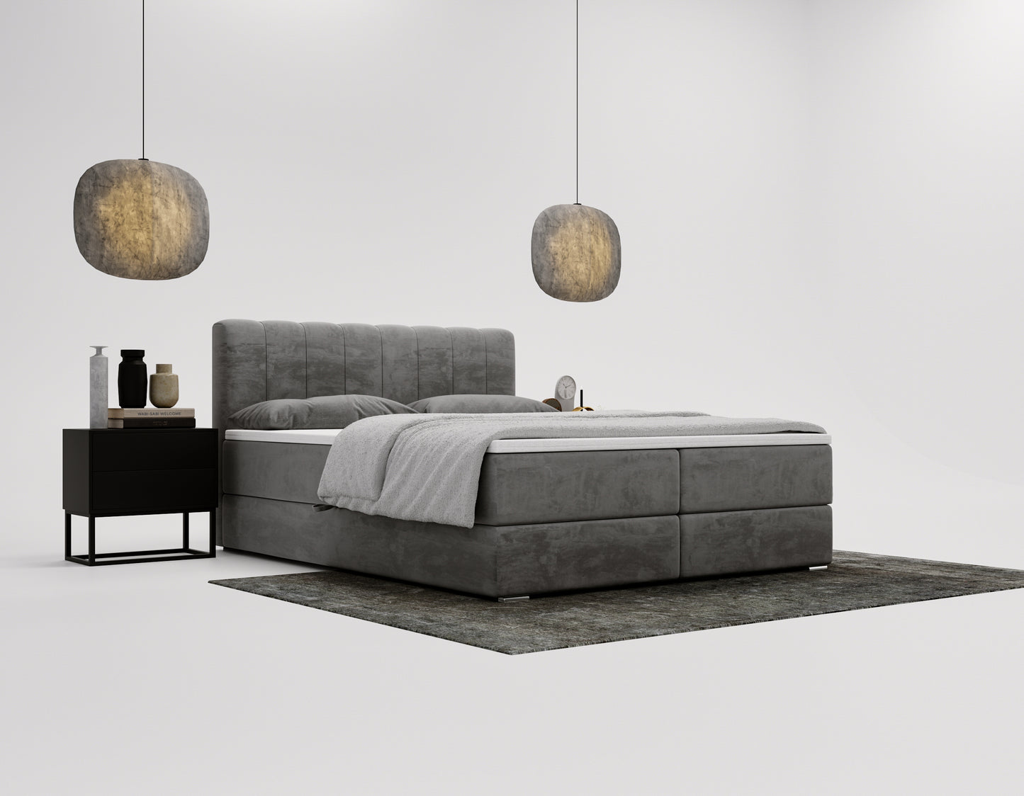 Natten - Kontinentalsäng med förvaring