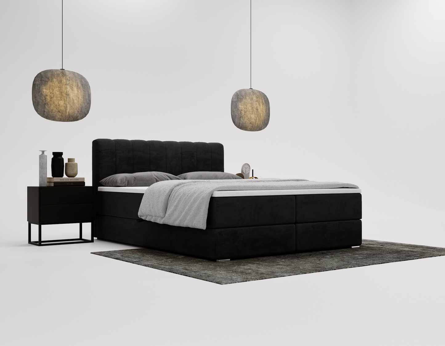 Natten - Kontinentalsäng med förvaring