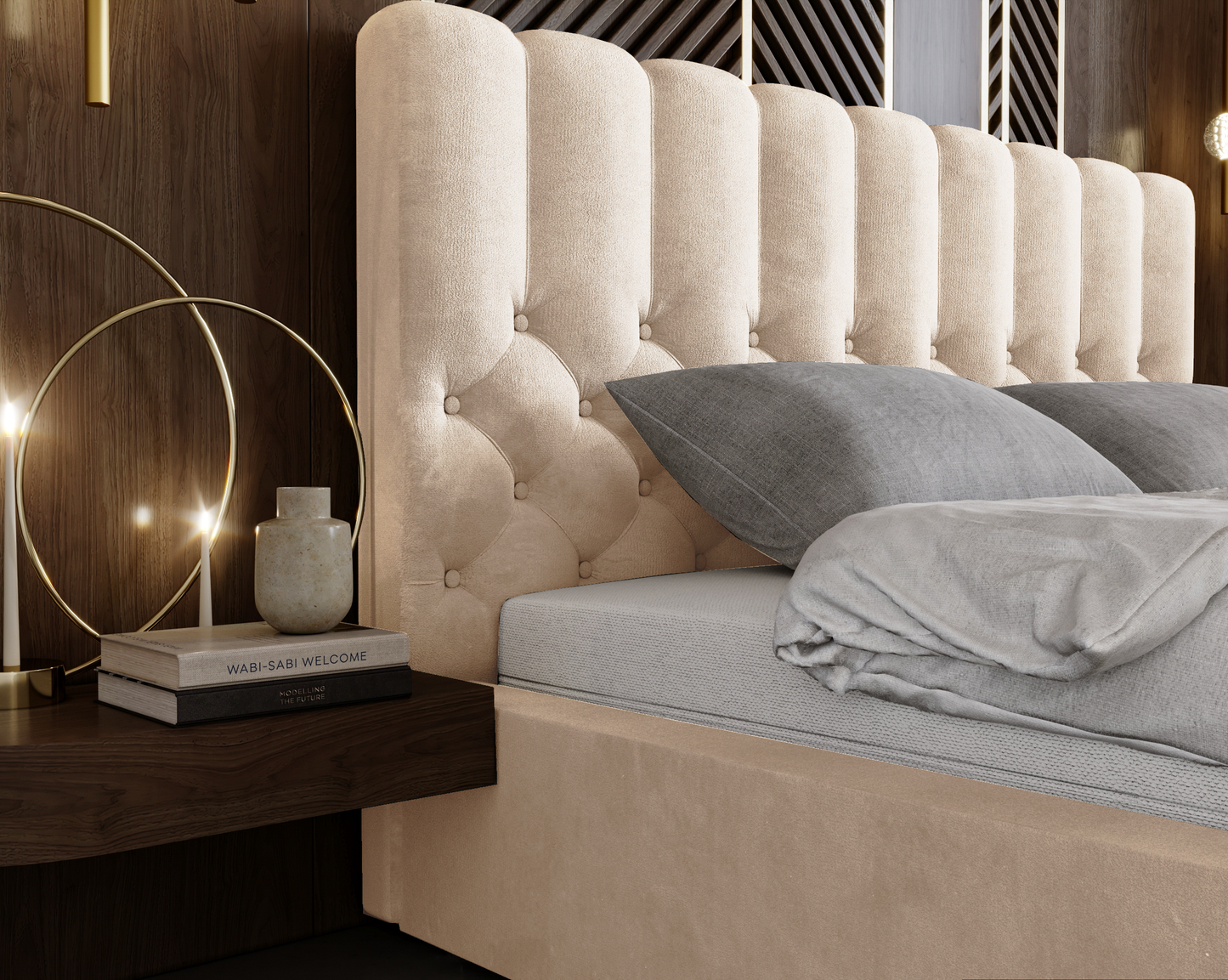 Nattro - Sängram med förvaring