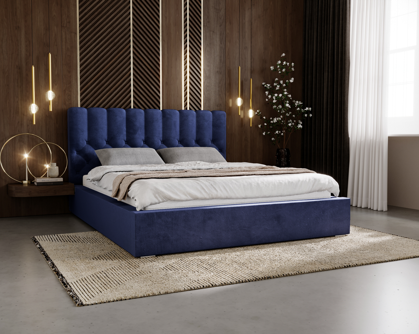 Nattro - Sängram med förvaring