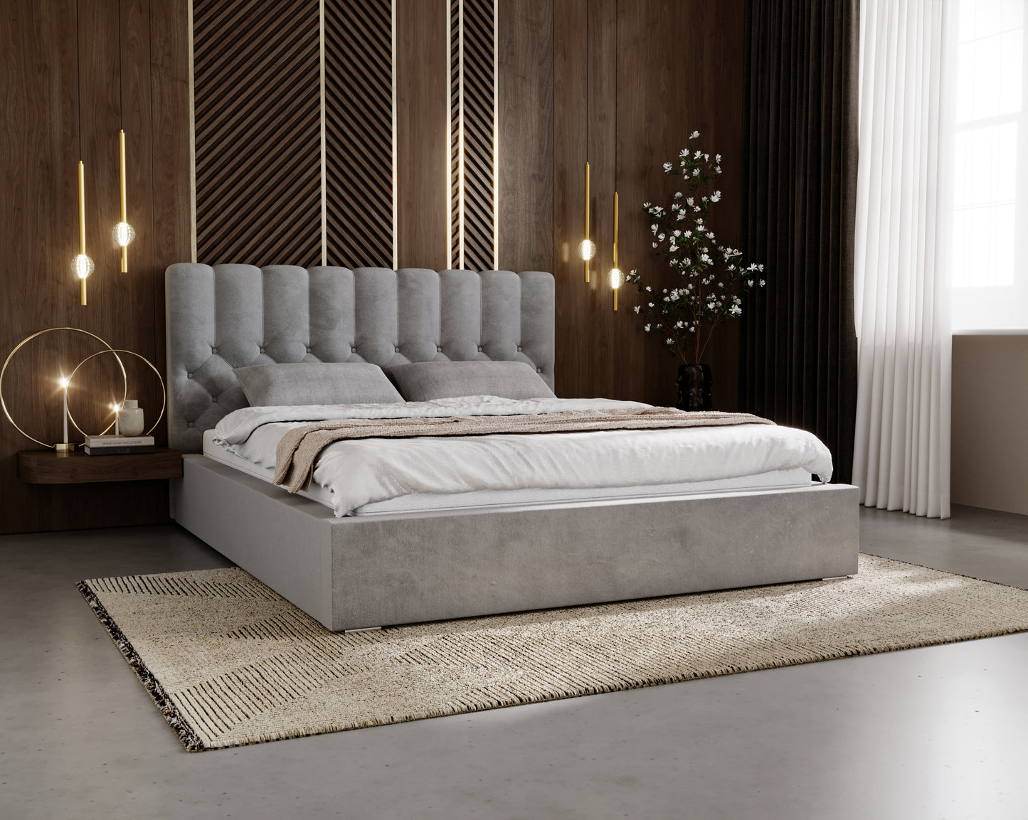 Nattro - Sängram med förvaring