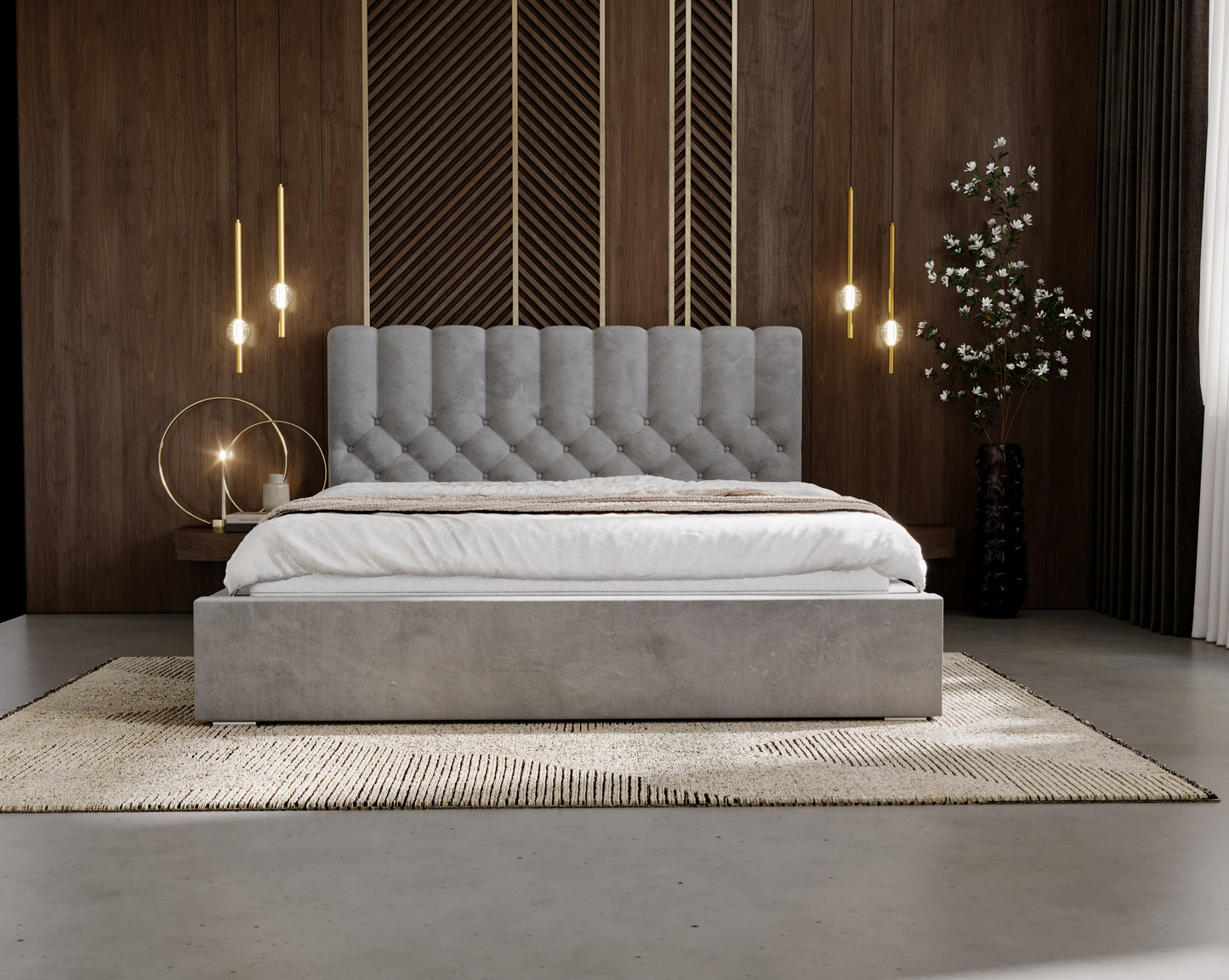 Nattro - Sängram med förvaring