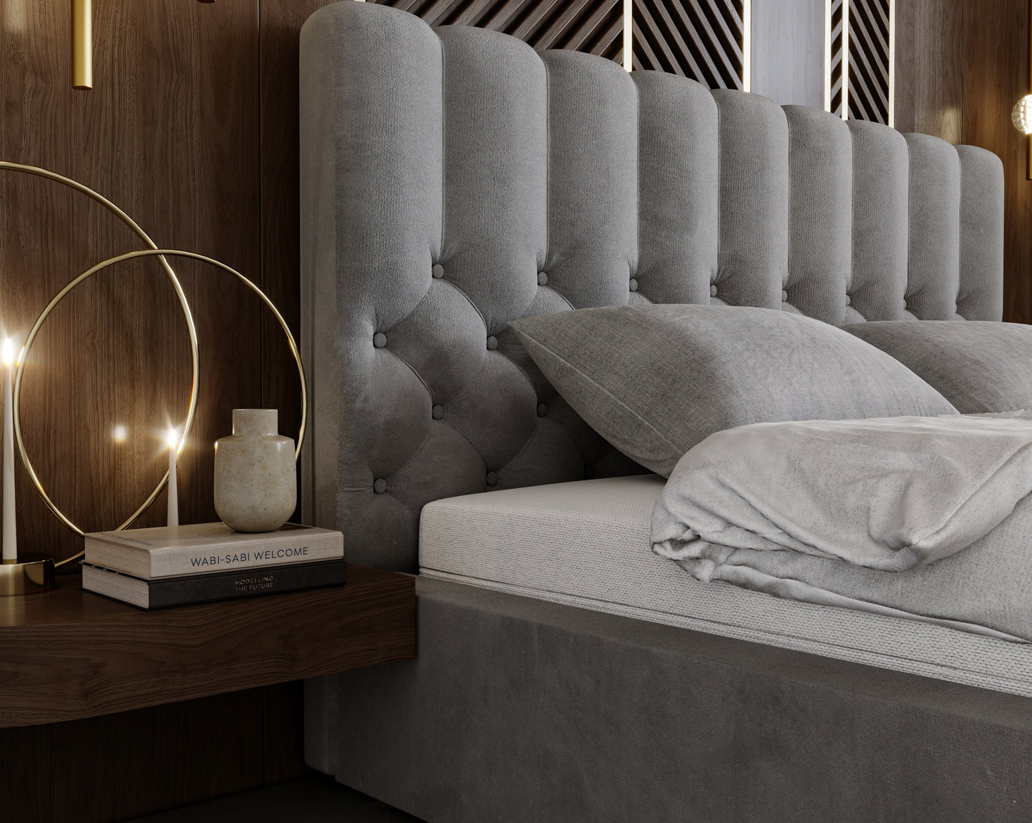 Nattro - Sängram med förvaring