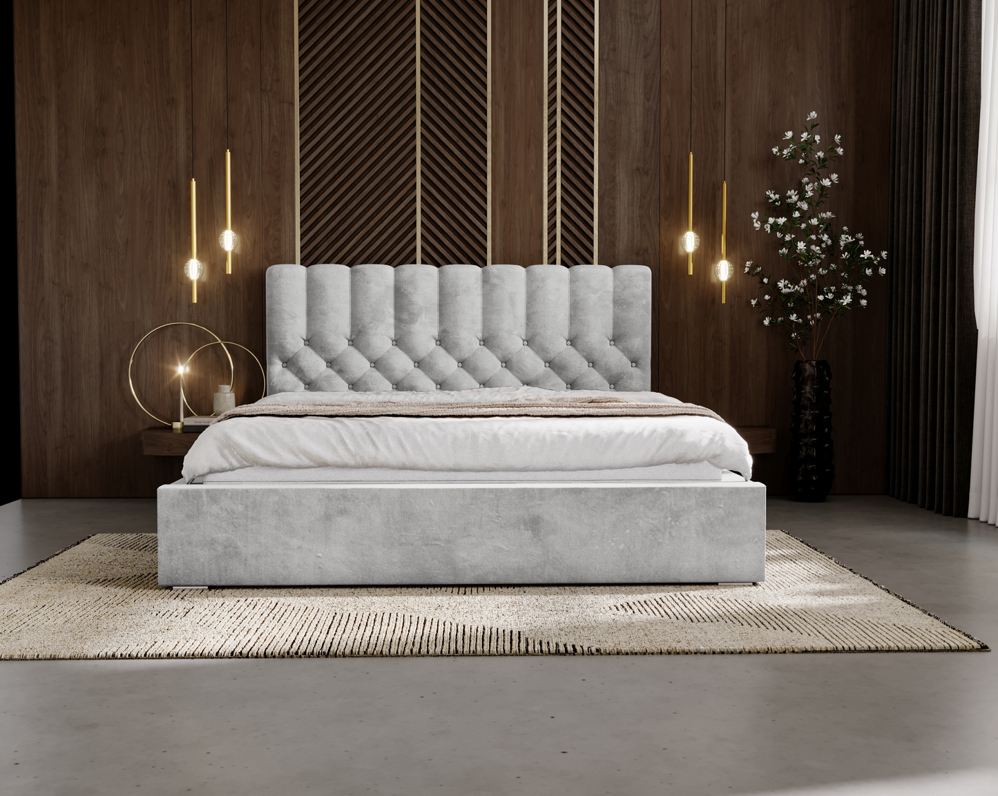 Nattro - Sängram med förvaring