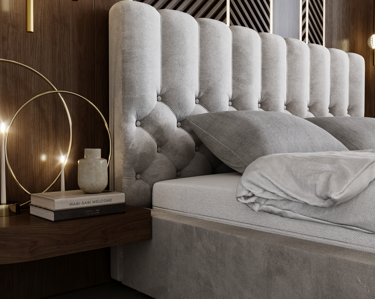 Nattro - Sängram med förvaring