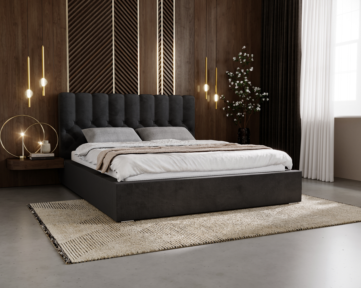 Nattro - Sängram med förvaring